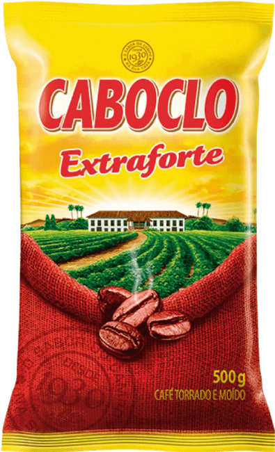 Café Caboclo Café Torrado e Moído a Almofada Extraforte Caboclo Pacote 500g 