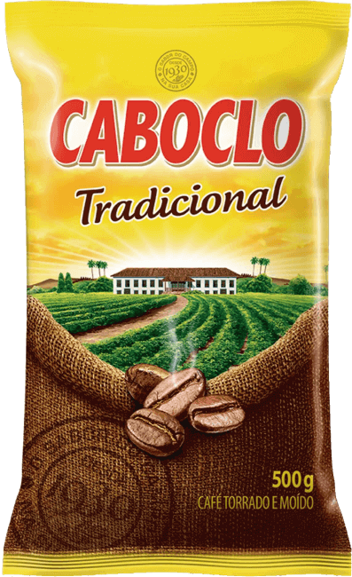 Café Caboclo Café Torrado e Moído a Almofada Tradicional Caboclo Pacote 500g 
